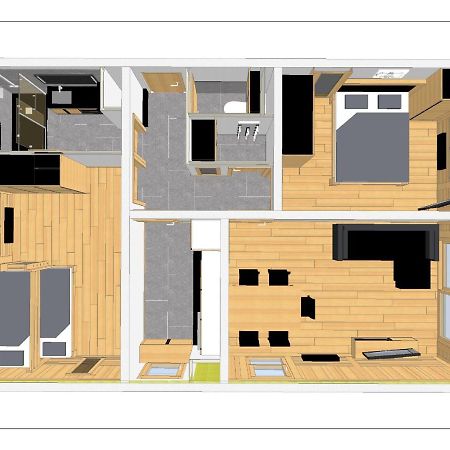 Appartement Familial Au Pied De La Telecabine 4* Saint-Gervais-les-Bains Zewnętrze zdjęcie